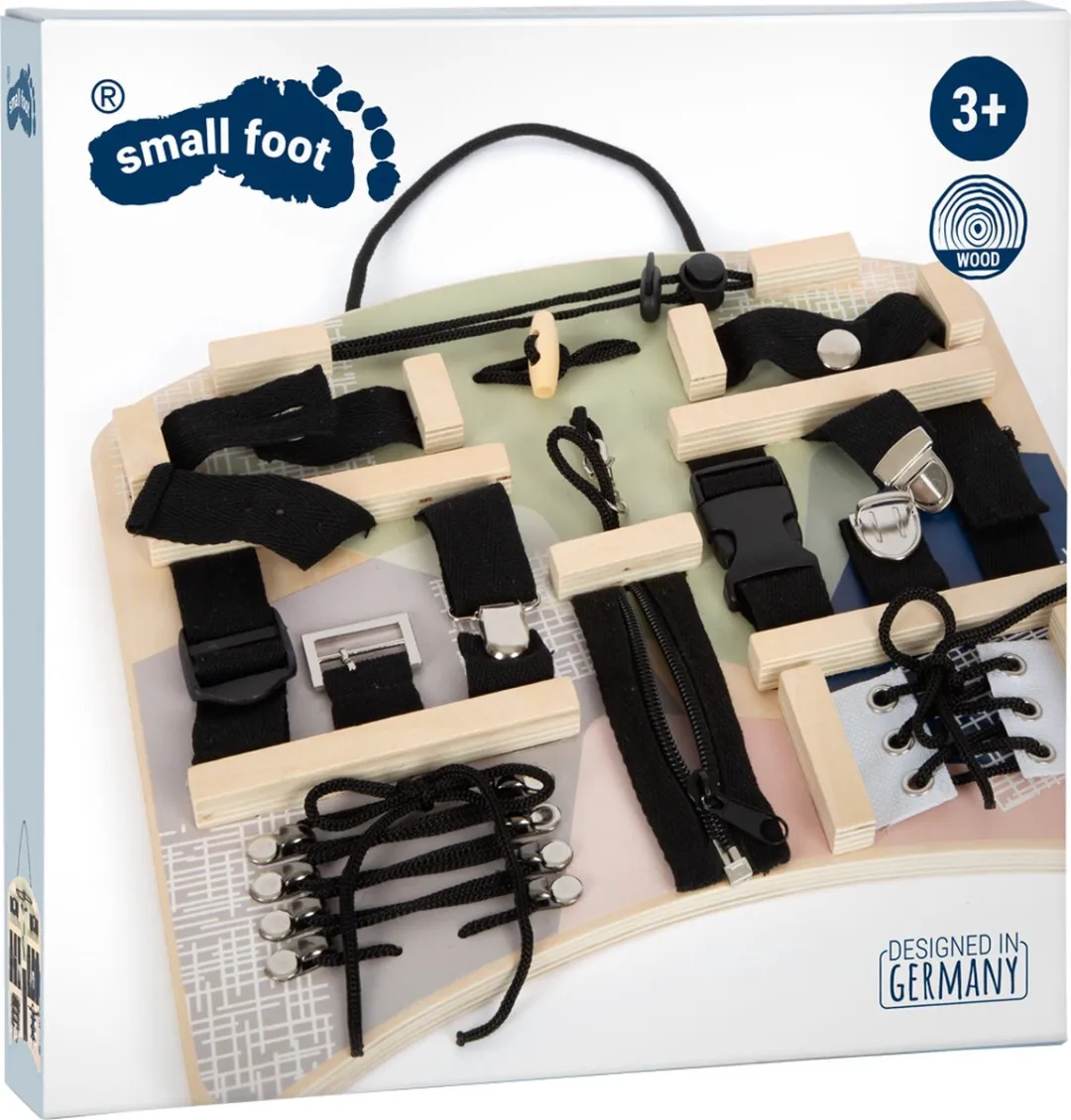 Small Foot Houten Activiteitenbord Vergrendelingen en Verbindingen 14-delig