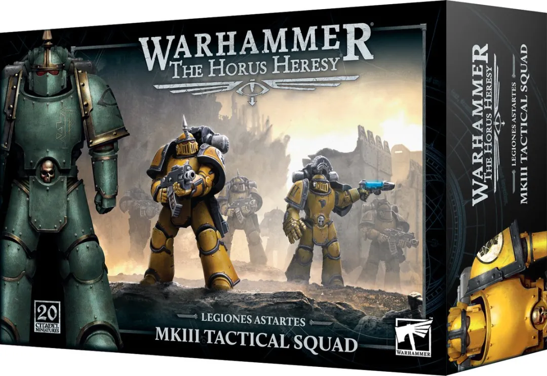 Games Workshop Horus Heresy MKIII Tactical Squad 368 Onderdelen