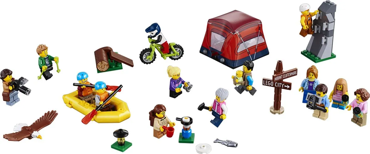 LEGO City Buitenavonturen 60202 - 14 Minifiguren