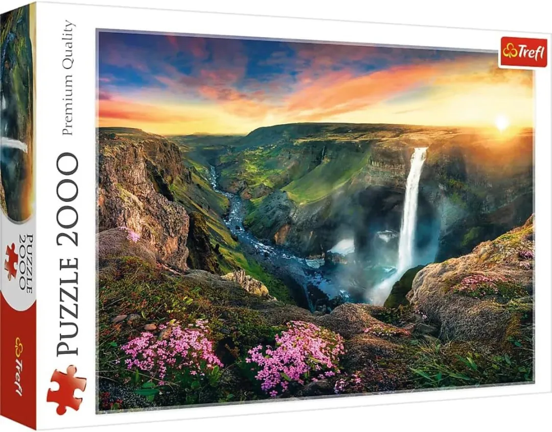Trefl Puzzle Wodospad Haifoss 2000 Stuks