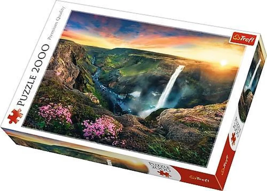 Trefl Puzzle Wodospad Haifoss 2000 Stuks - 27091