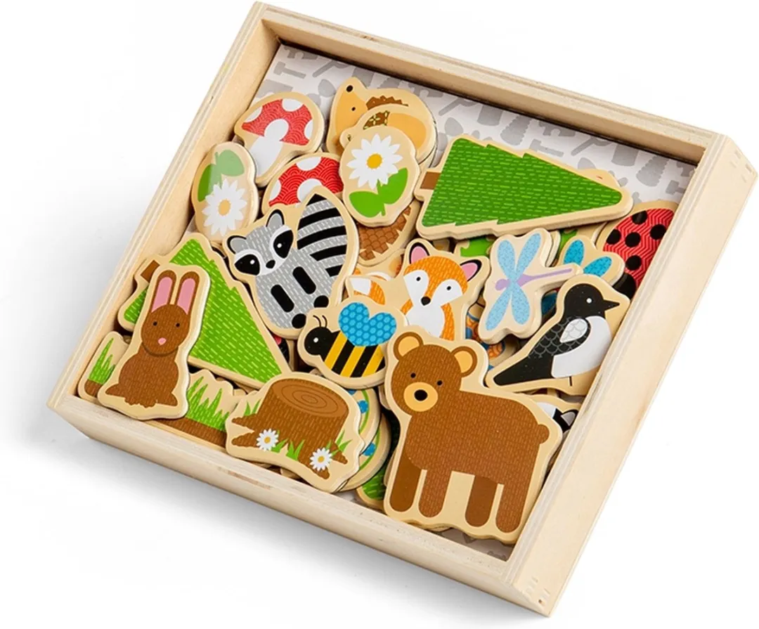 BIGJIGS Magneten Bos 069162 - Multikleur