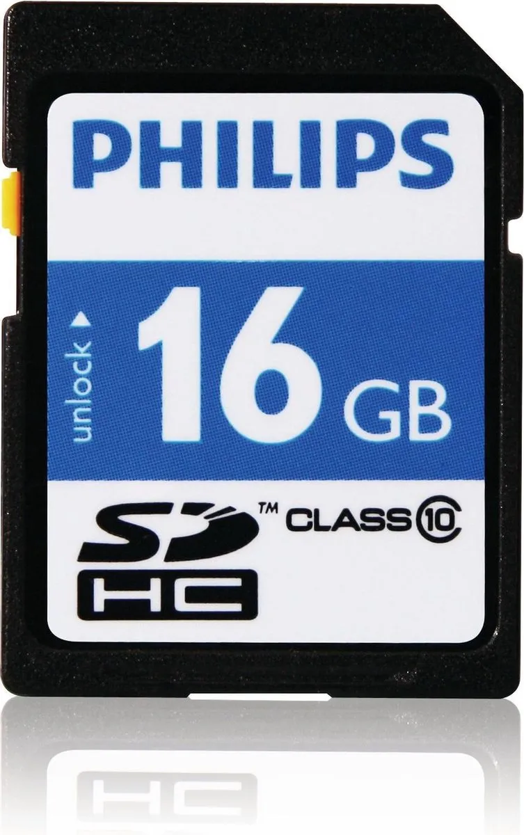 Philips SD-kaart 16GB Class 10 FM16SD45B