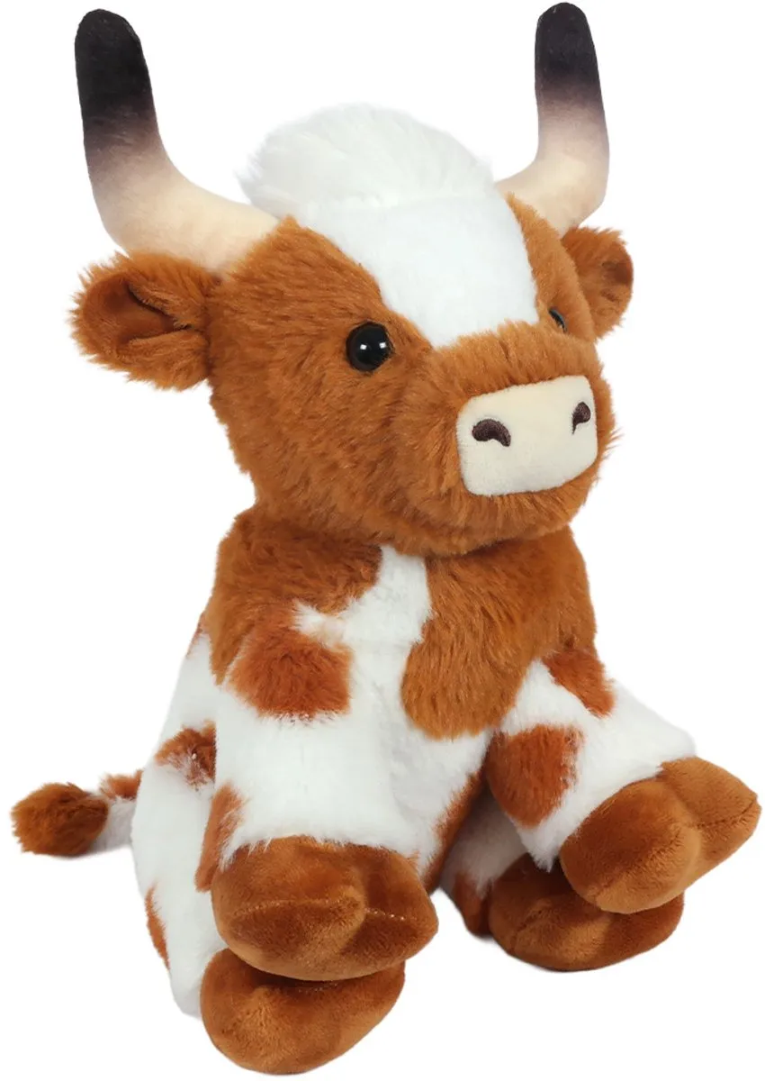 PIA Soft Toys Pluche Koe Bruin