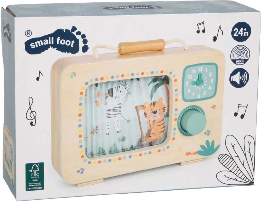Small Foot Houten Televisie Muziekdoos 12735 - Multi