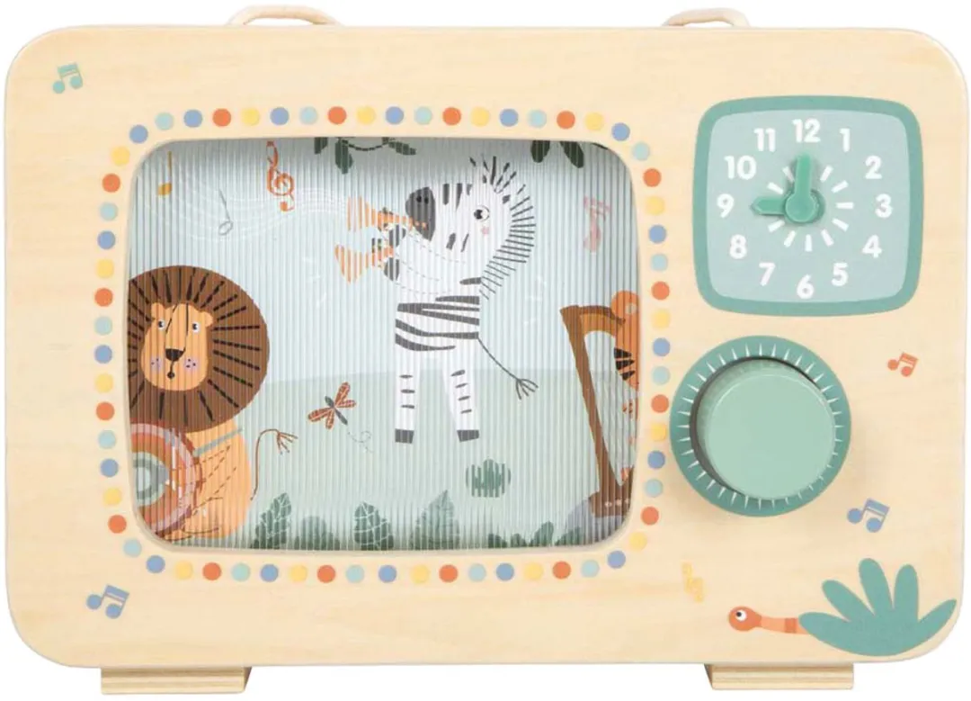 Small Foot Houten Televisie Muziekdoos 12735 - Multi