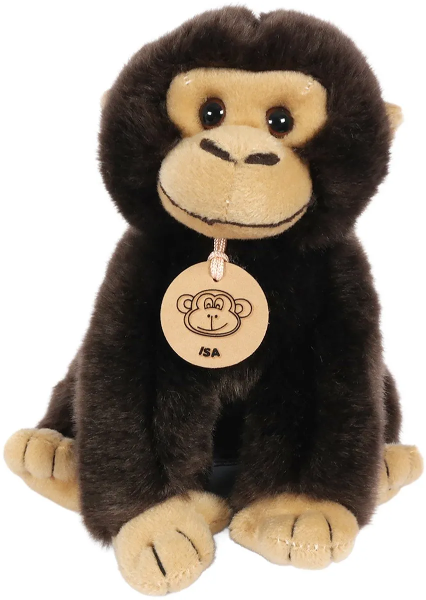 PIA Soft Toys Pluche Knuffel Aap Bruin 20cm