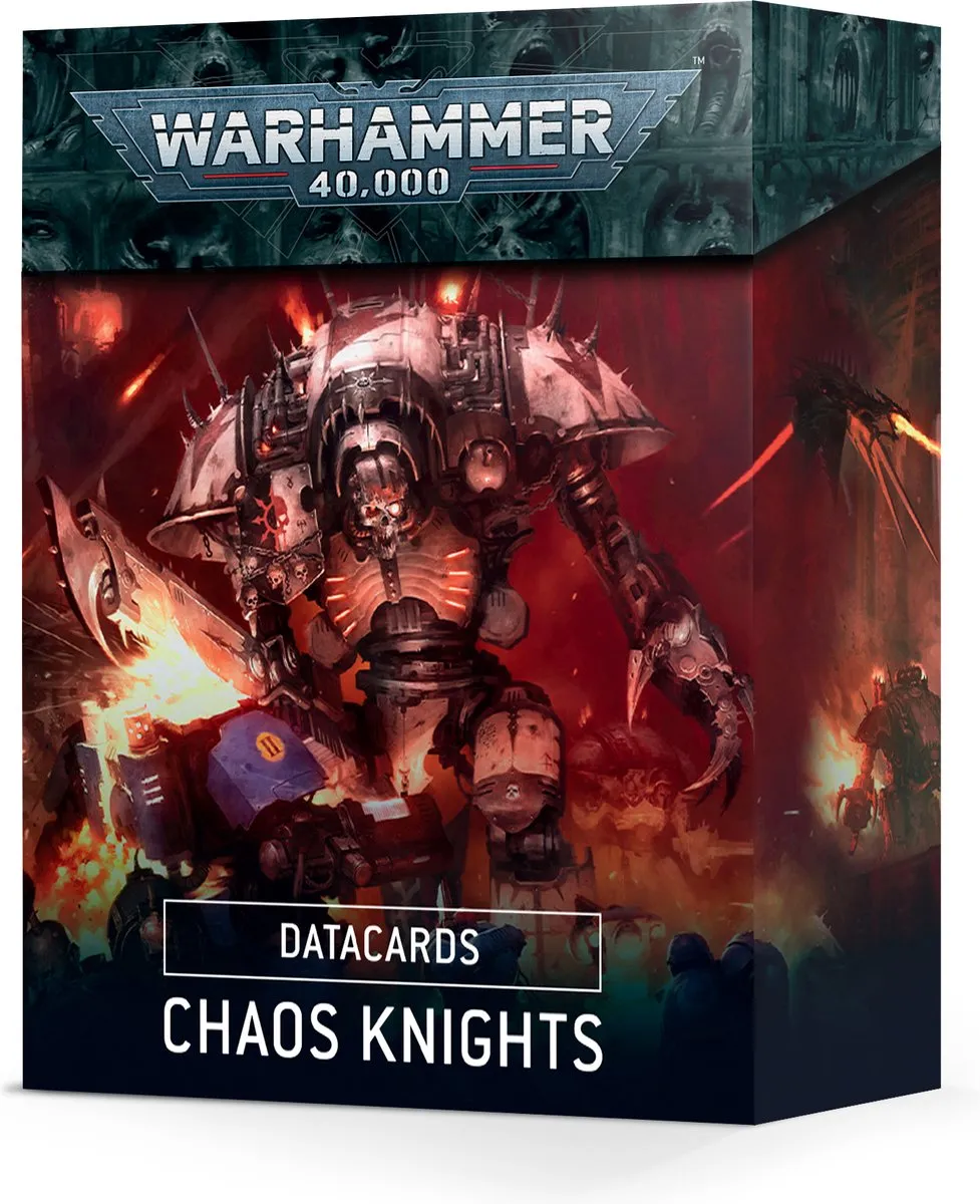 Games Workshop Chaos Knights Datacards 43-05
