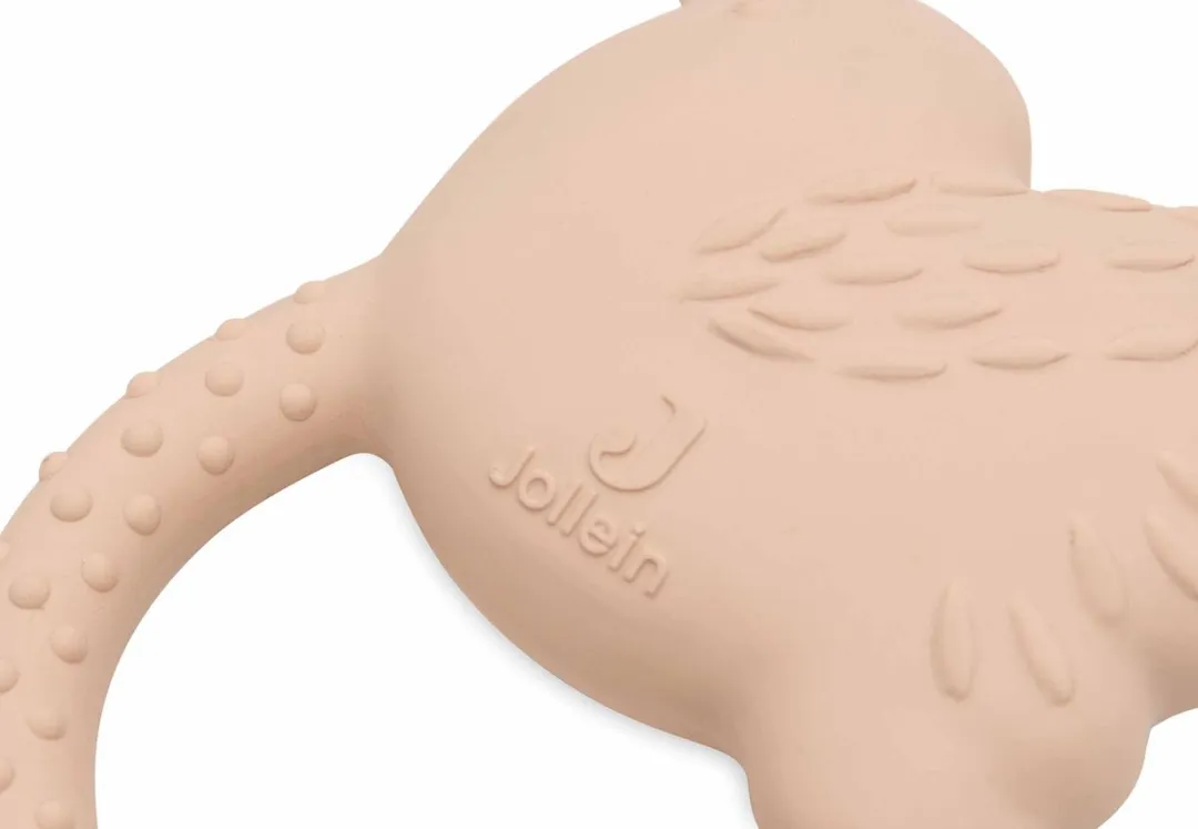 Jollein Lovely Birds Bijtring Rubber - Wild Rose - afbeelding 6 van 6