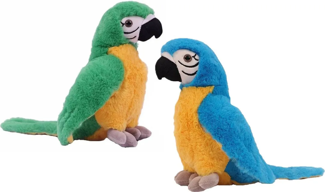 PIA Soft Toys Knuffelpapegaai