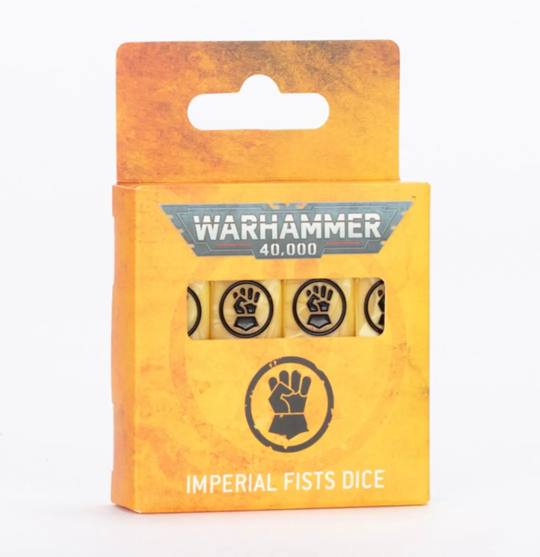 Warhammer 40K Imperial Fists Dice Set 16 Stuks