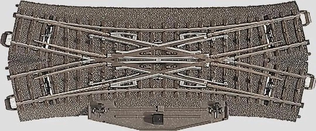 Märklin H0 C-rail Wissel 24624