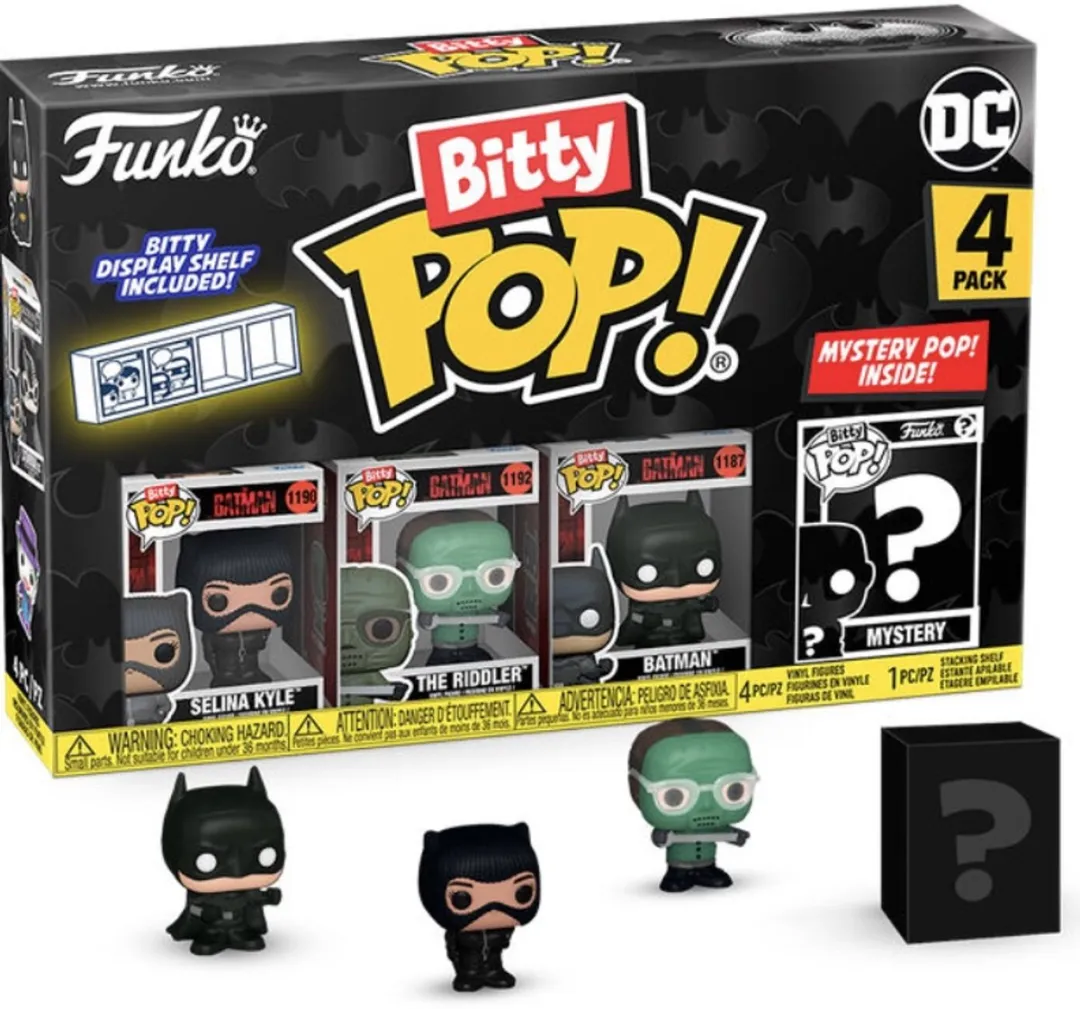 Funko Batman Bitty Pop Catwoman 4-pack - DC Comics Speelfiguren - Multicolor