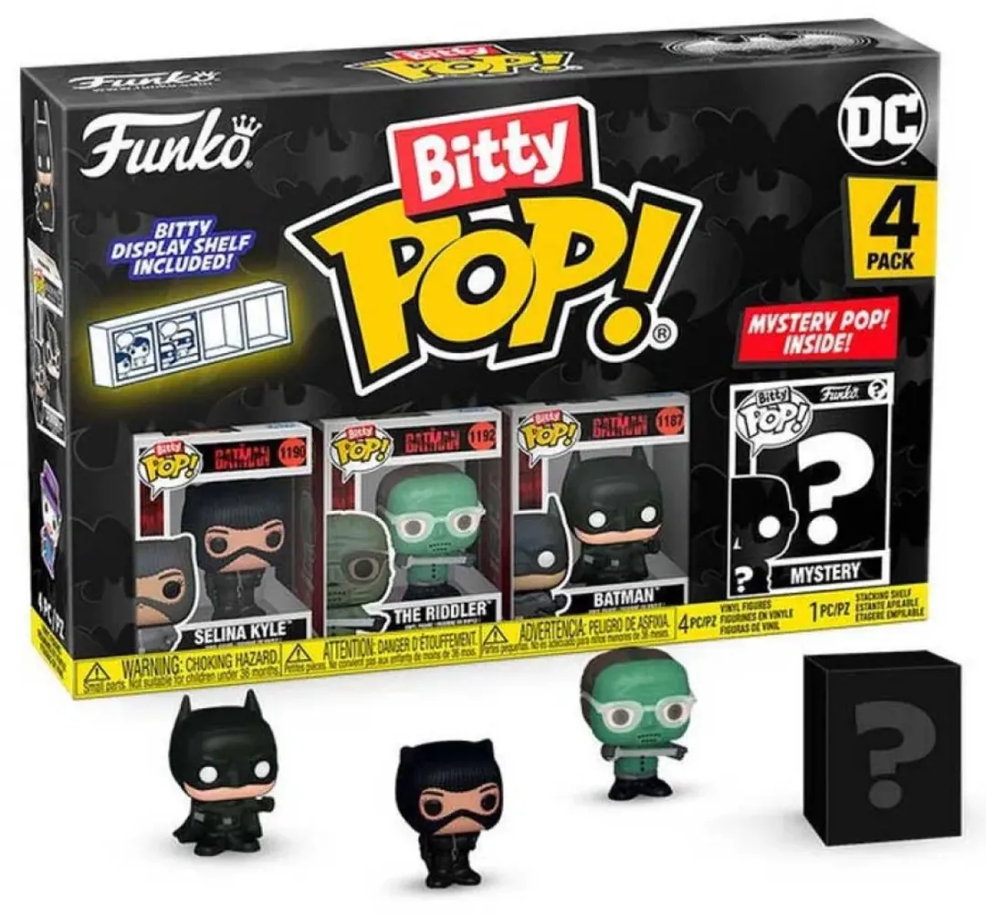 Funko Batman Bitty Pop Catwoman 4-pack - DC Comics Speelfiguren - Multicolor