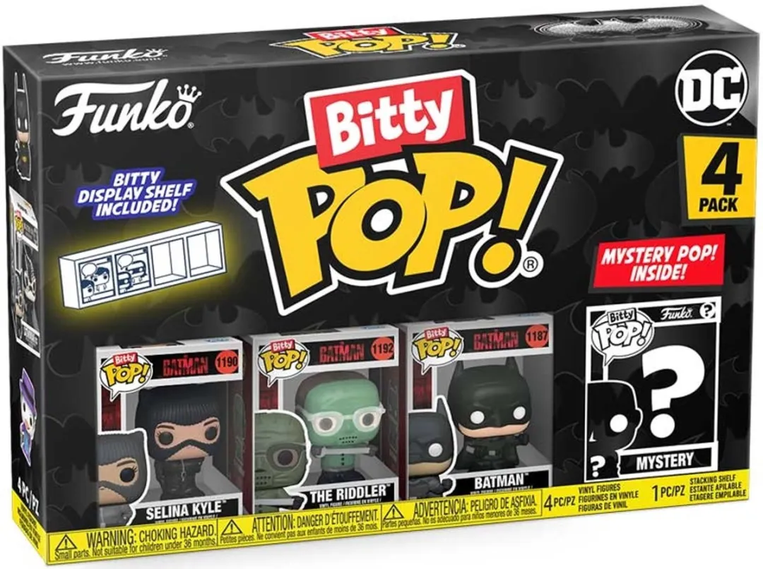 Funko Batman Bitty Pop Catwoman 4-pack - DC Comics Speelfiguren - Multicolor
