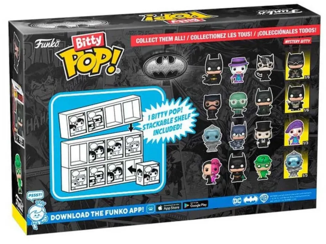Funko Batman Bitty Pop Catwoman 4-pack - DC Comics Speelfiguren - Multicolor