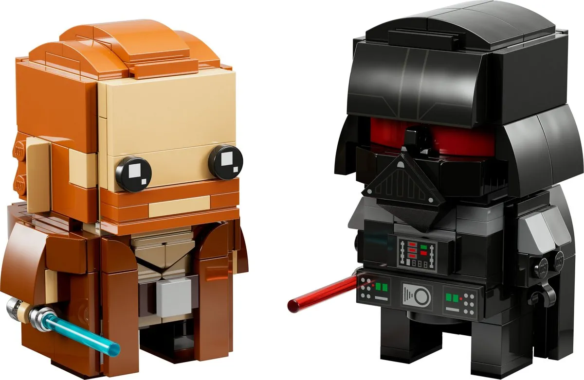 LEGO Star Wars Brickheadz 40547 Obi-Wan Kenobi & Darth Vader - 260 Stukken