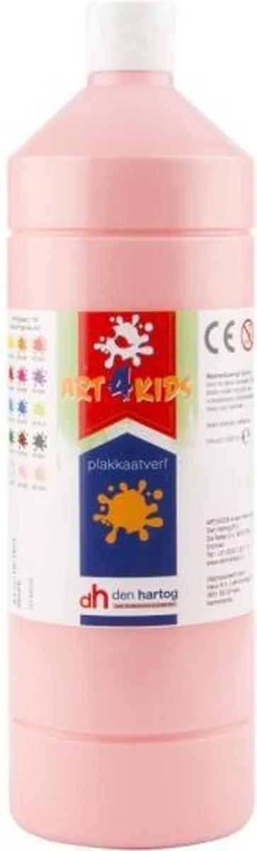 Creall Art4Kids Plakkaatverf Huidkleur Roze 1000ml