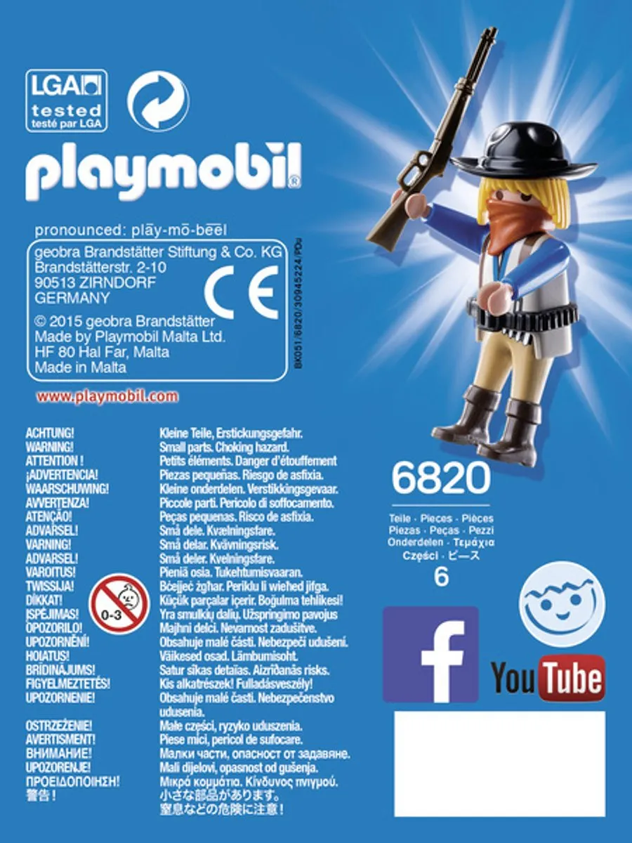 Playmobil Gemaskerde Bandiet 6820
