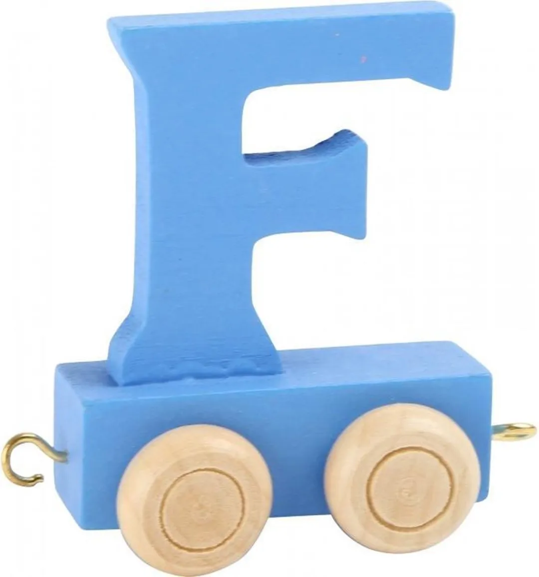 Small Foot Houten Lettertrein F - Blauw