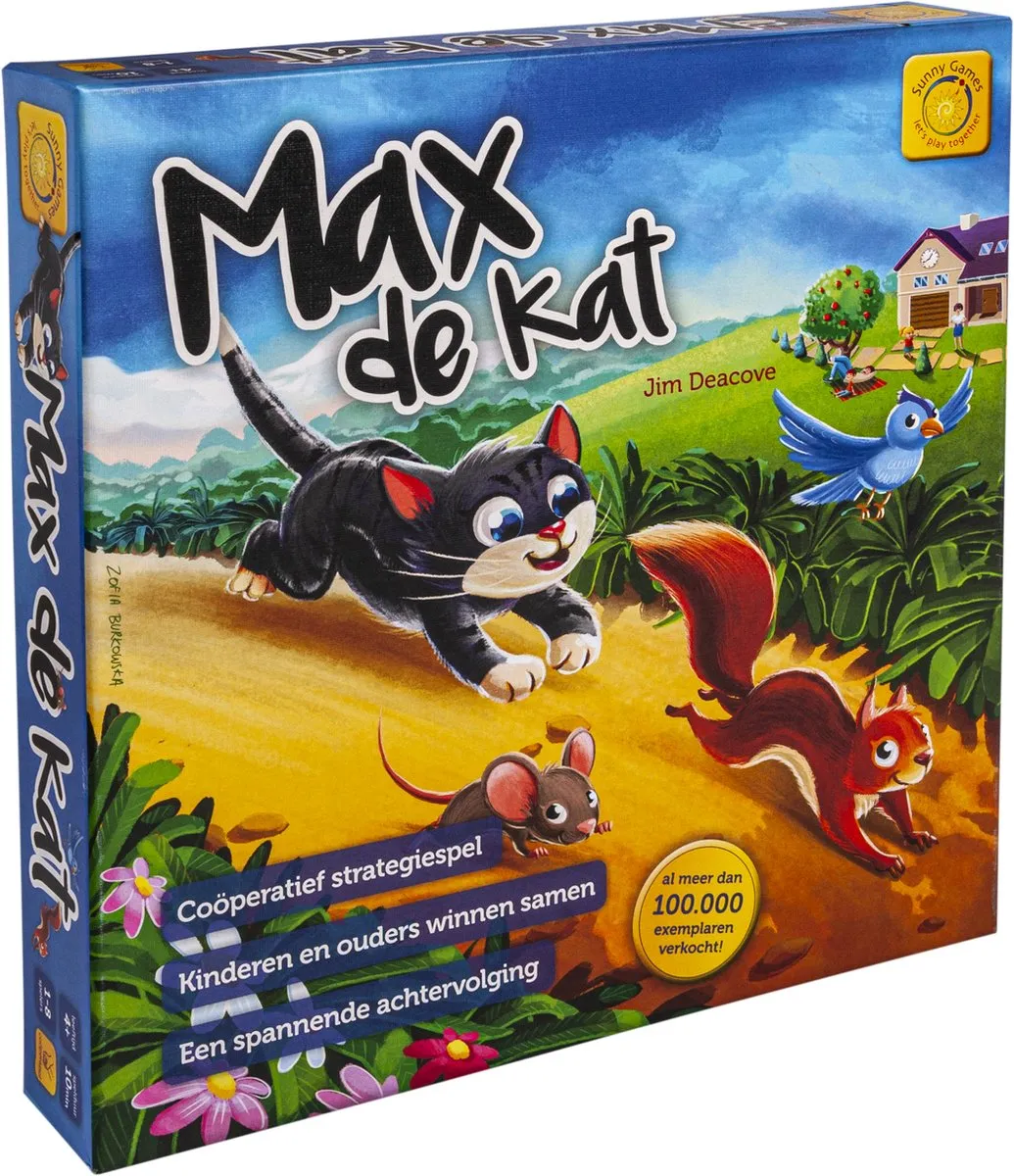Sunny Games Max de Kat Coöperatief Strategiespel - 1-8 Spelers