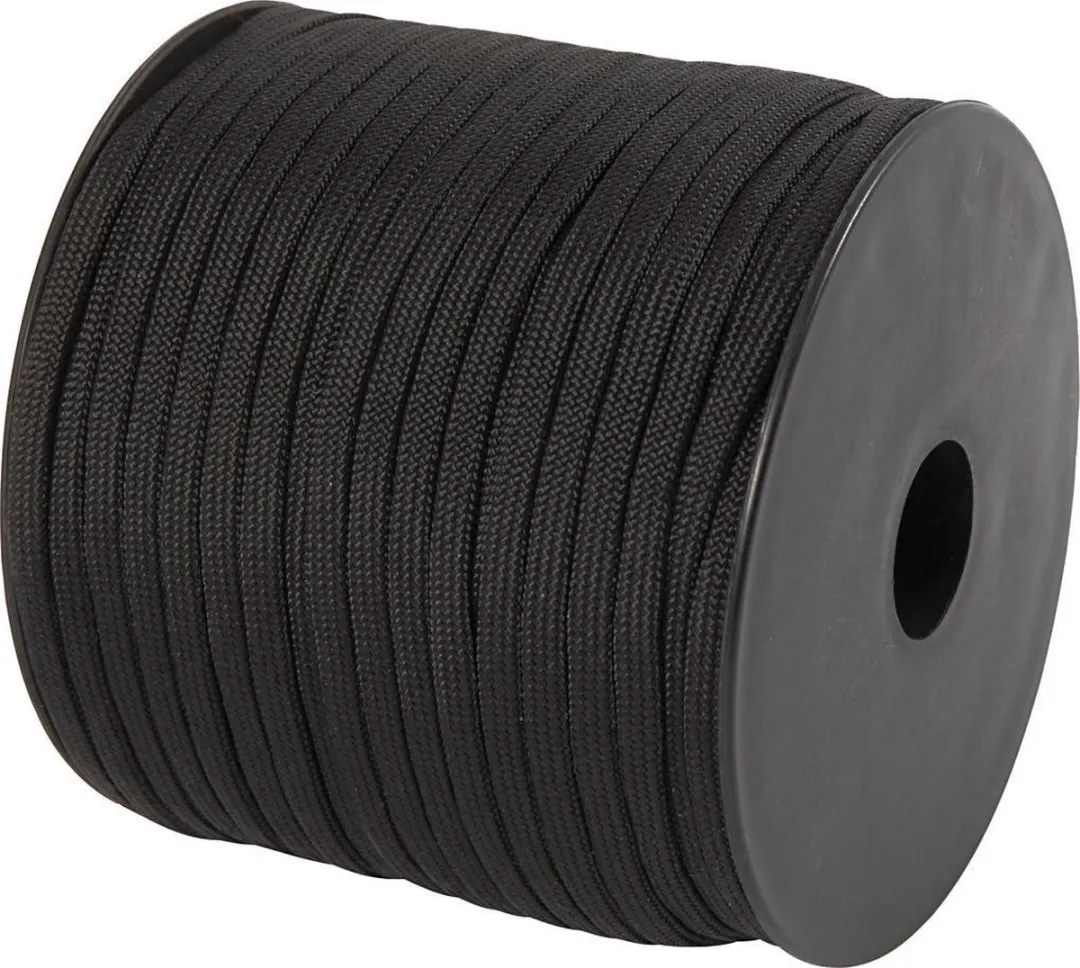 Creativ Company Paracord 5mm - 50m - Zwart