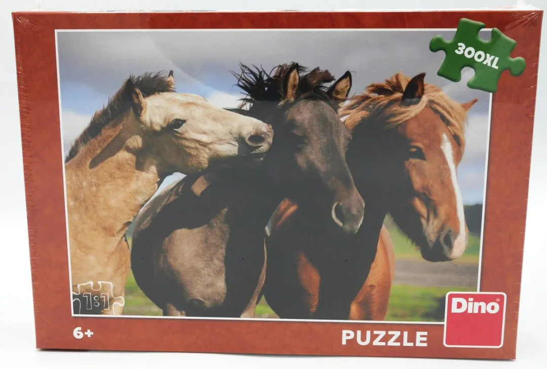 Dino Toys Paarden Puzzel 300 Stuks - Multicolor
