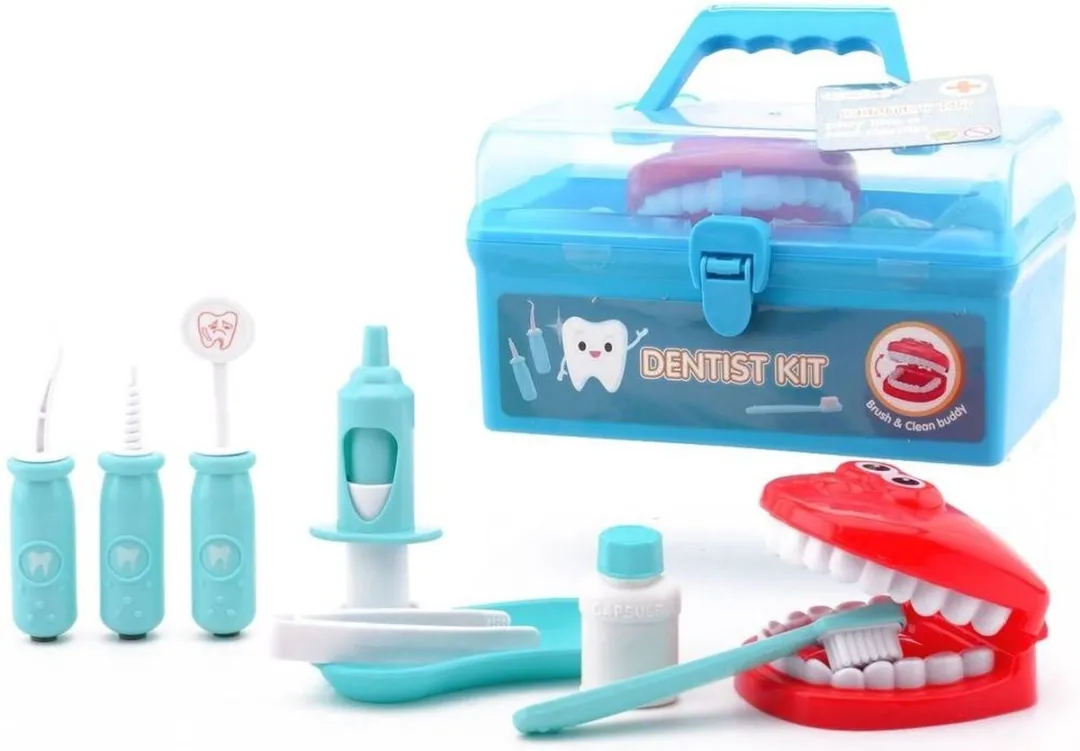 Johntoy Tandarts Speelset 10-delig - Blauw
