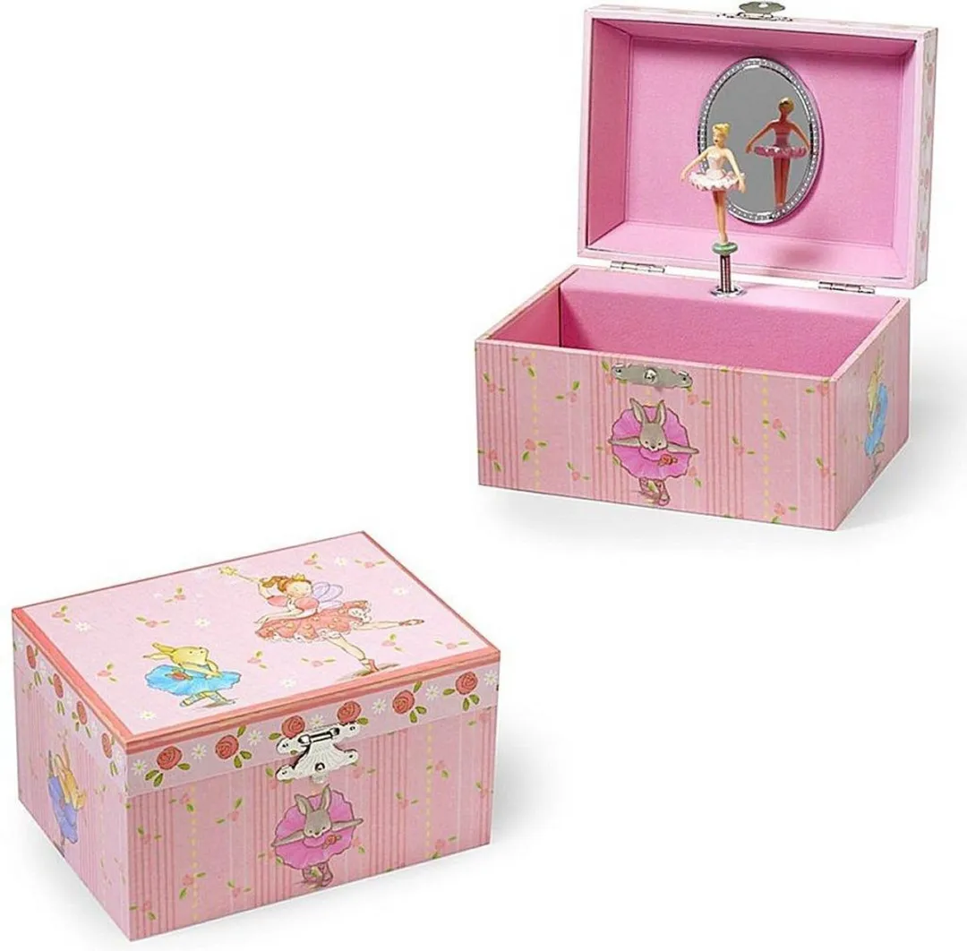 Simply for Kids Houten Juwelendoosje Elfje Konijn Ballerina