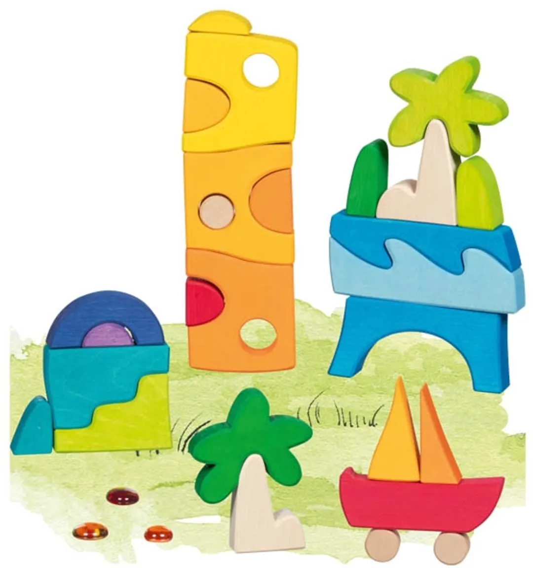 Goki Honolulu Landscape Puzzle 30 Stuks - Multicolor