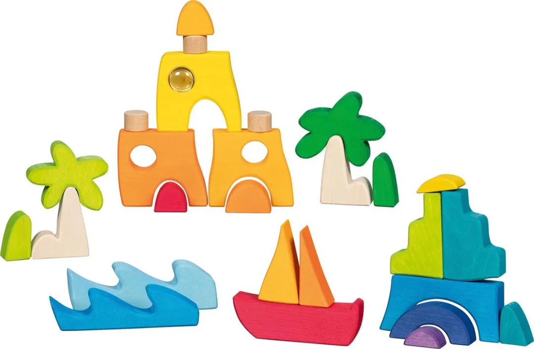 Goki Honolulu Landscape Puzzle 30 Stuks - Multicolor