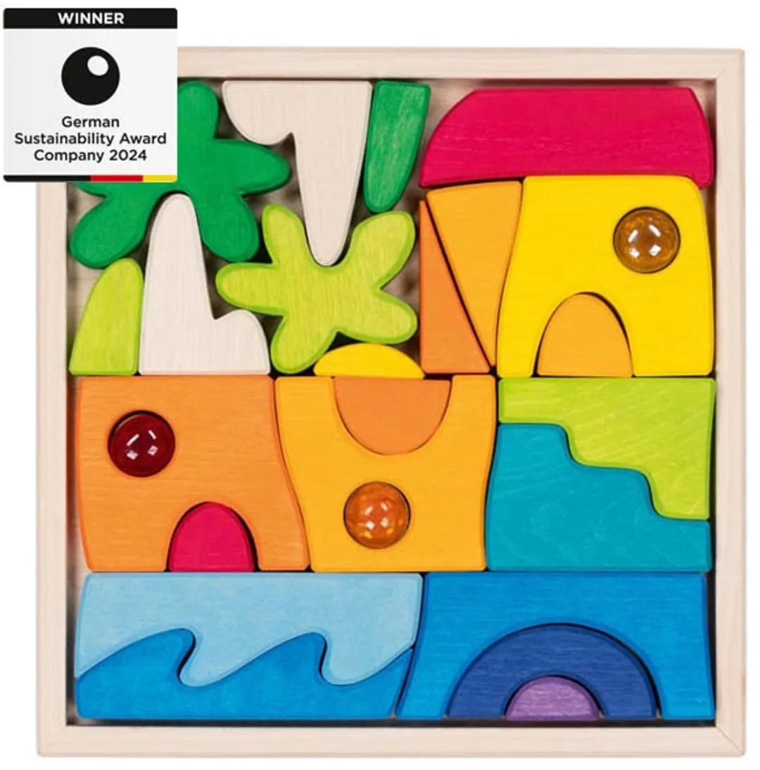 Goki Honolulu Landscape Puzzle 30 Stuks - Multicolor