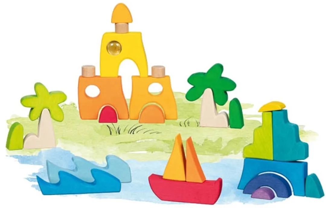 Goki Honolulu Landscape Puzzle 30 Stuks - Multicolor