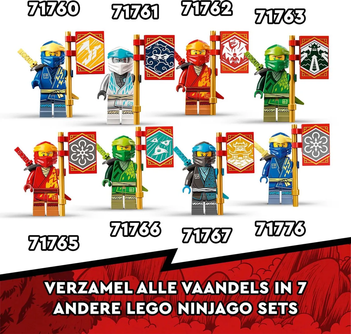 LEGO Jay en Nya’s Racewagen EVO 71776 - 512 Stukken
