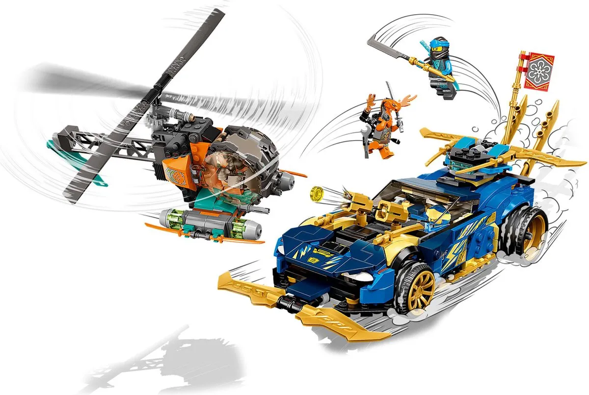 LEGO Jay en Nya’s Racewagen EVO 71776 - 512 Stukken