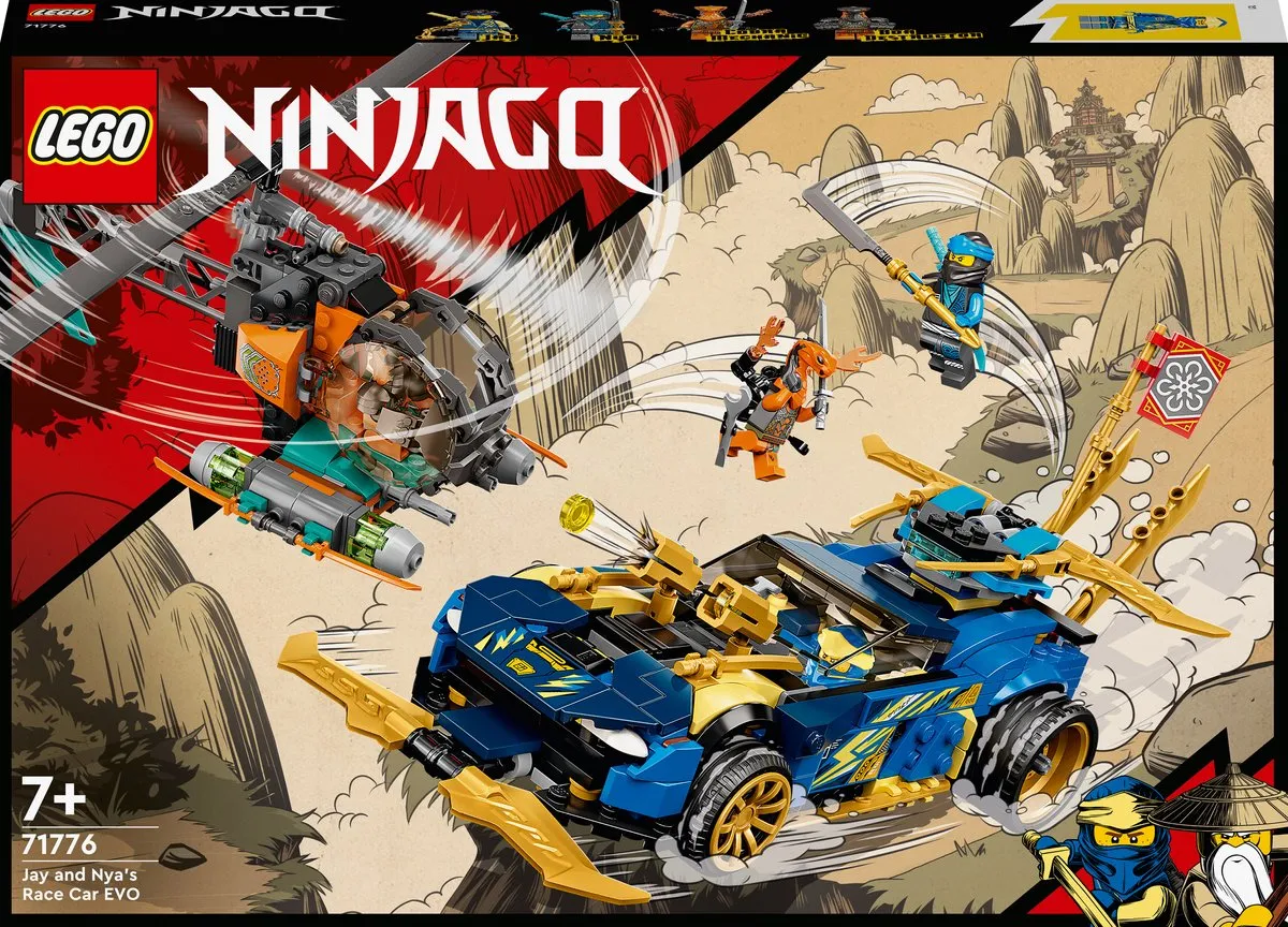 LEGO Jay en Nya’s Racewagen EVO 71776