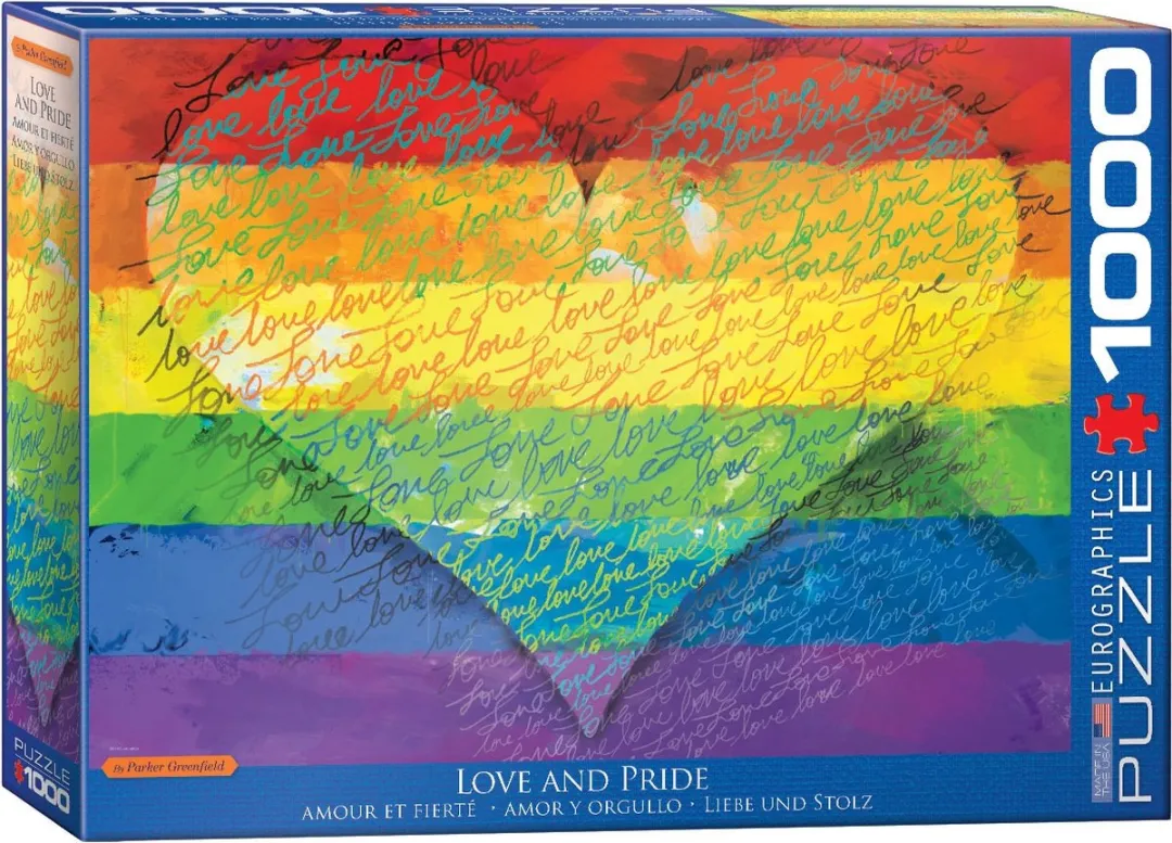 Eurographics One Love Puzzel 1000 Stuks - Meerkleurig