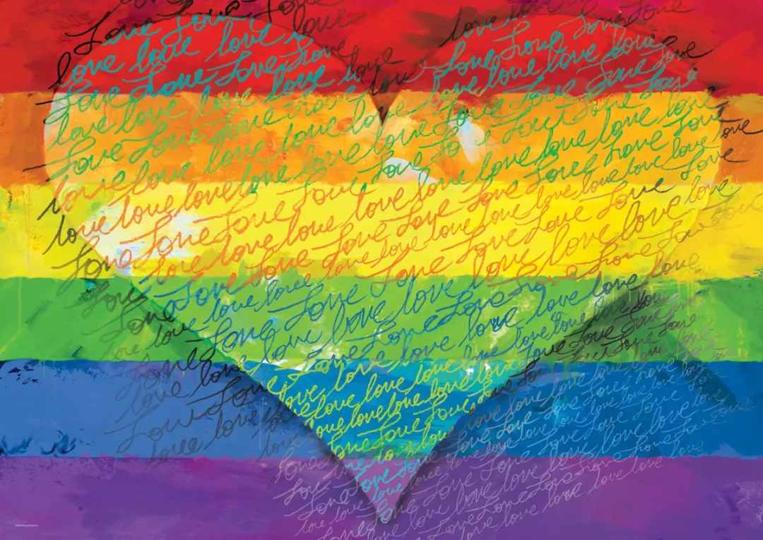 Eurographics One Love Puzzel 1000 Stuks - Meerkleurig