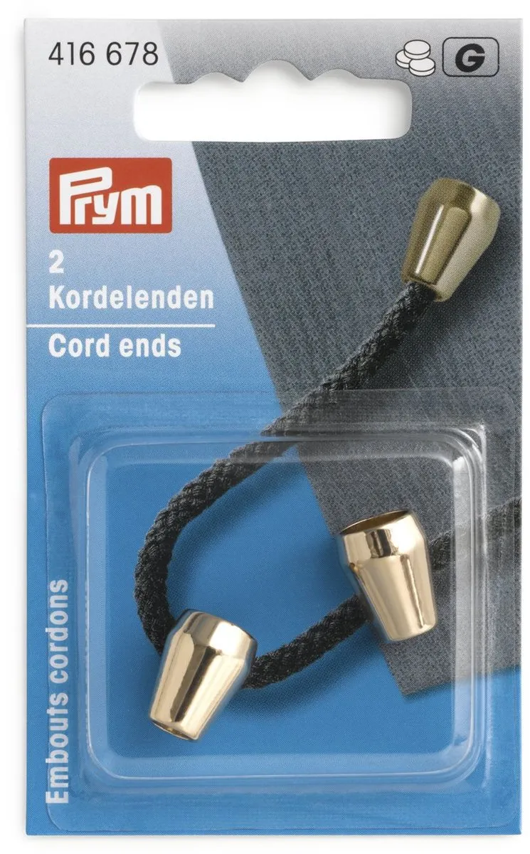 Prym Kegelvormige Koordeinden - 2 Stuks - afbeelding 2 van 3
