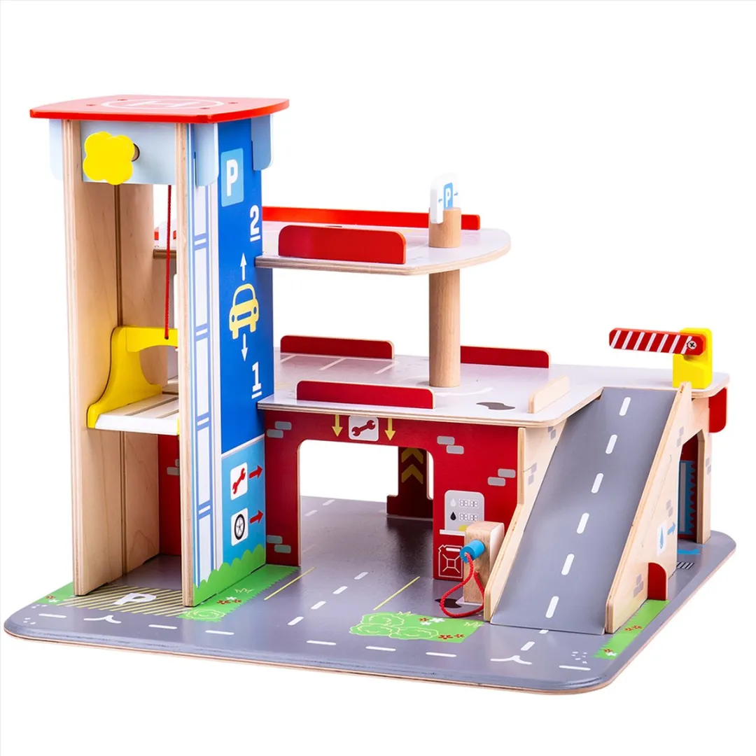 BIGJIGS Houten Garage Park&Play JT153