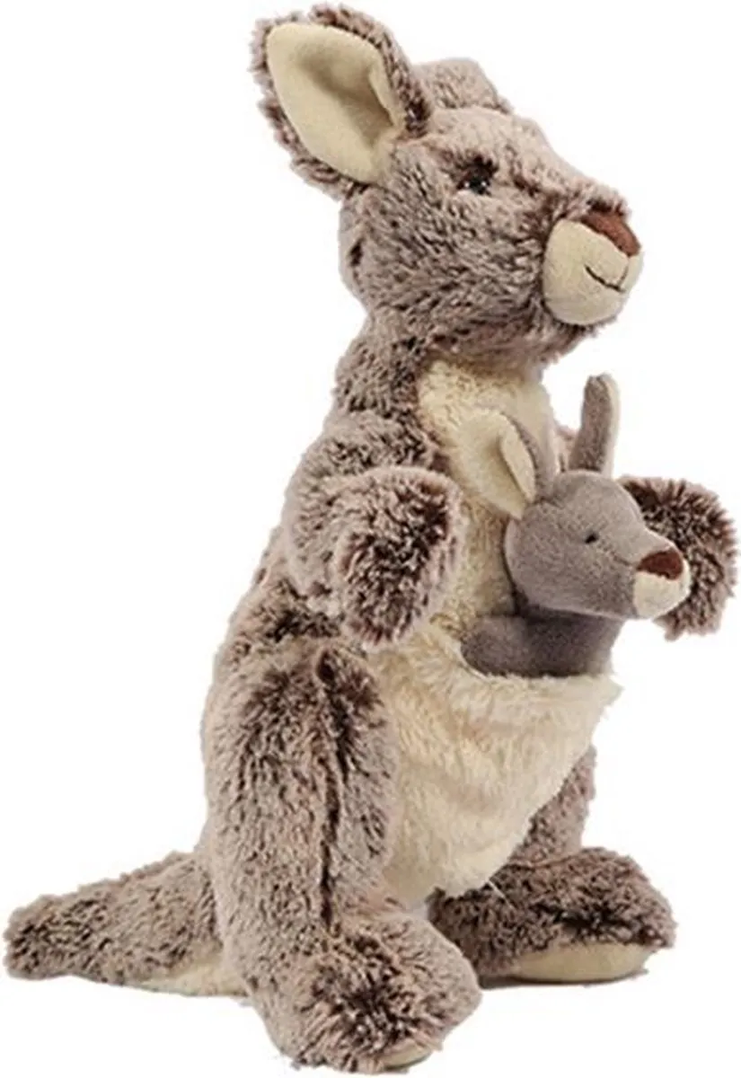 PIA Soft Toys Kangoeroe met baby 31cm