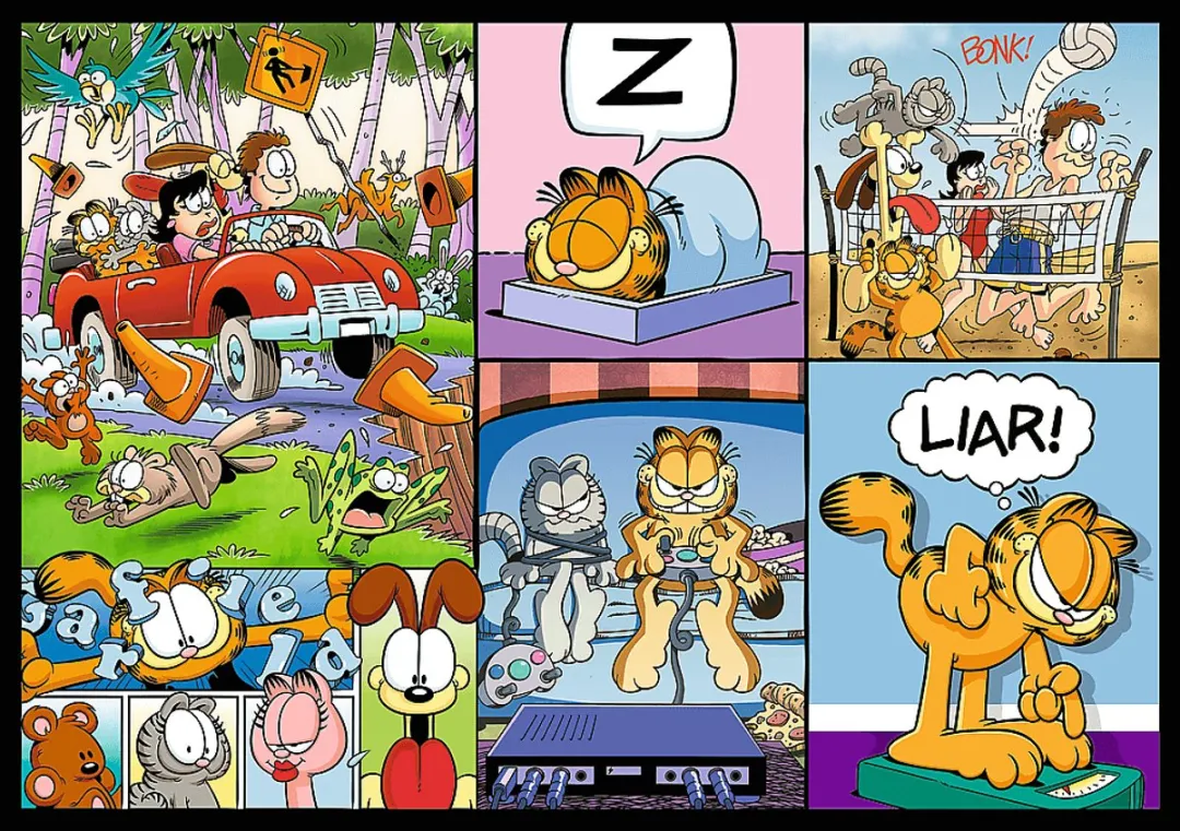Trefl Garfield Puzzle 1000 Stuks - Multicolor