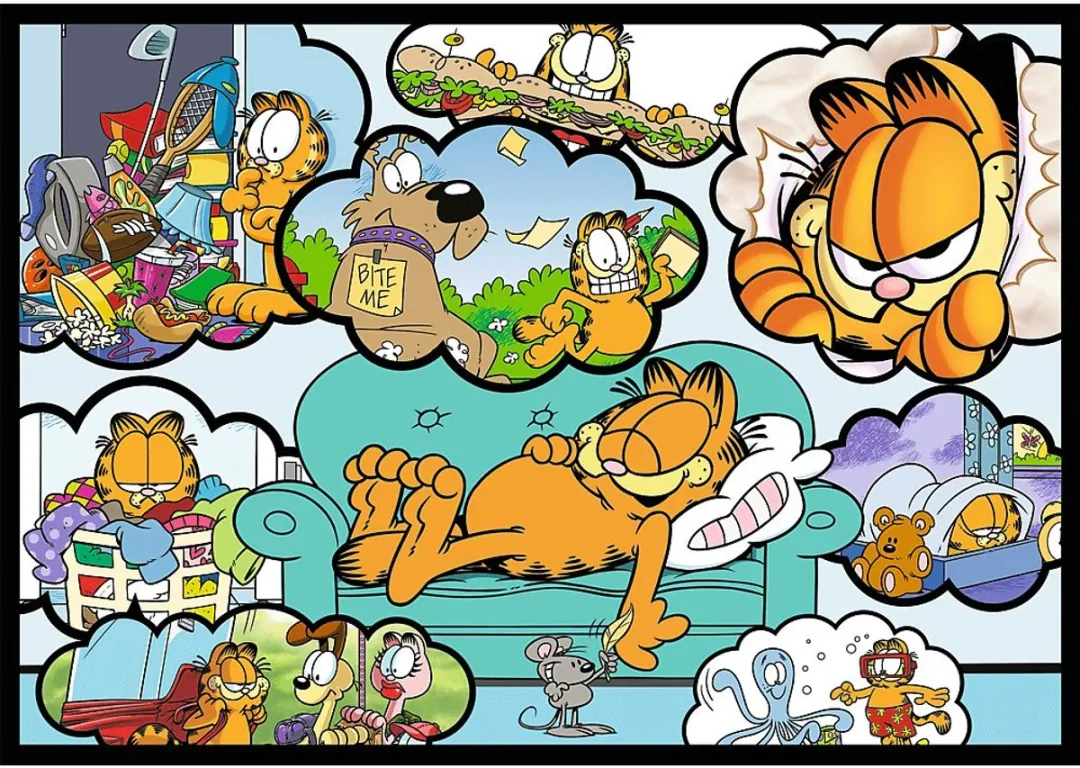 Trefl Garfield Puzzle 1000 Stuks - Multicolor