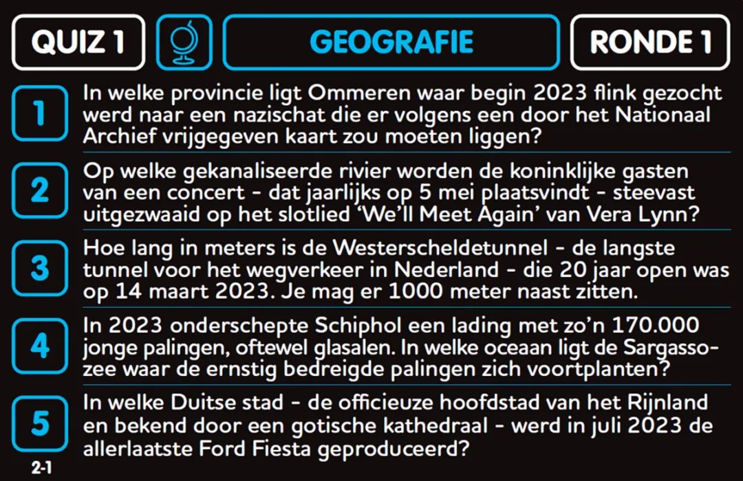 Pubquiz #2 - 198 Vragen Pocket Quizspel - 4-24 Spelers