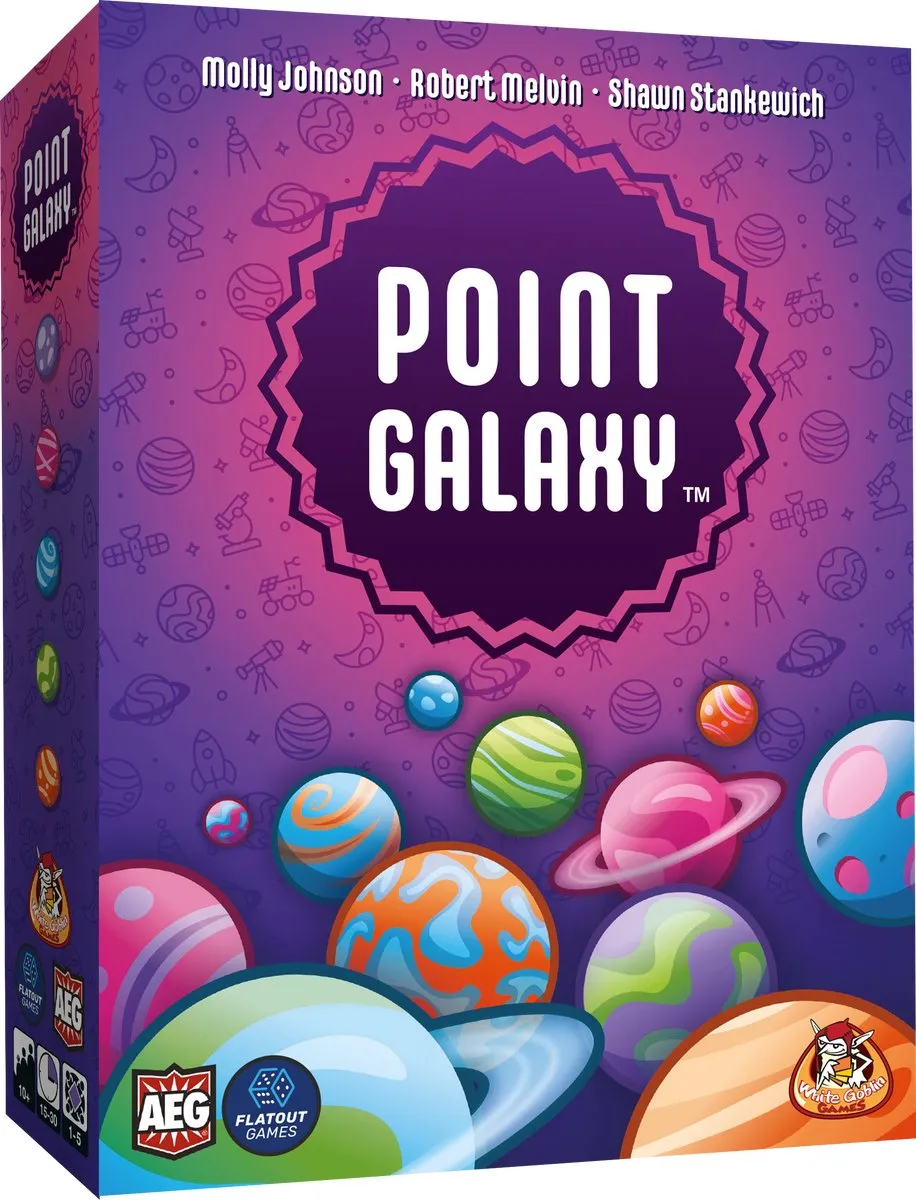 White Goblin Games Point Galaxy Kaartspel WGG2552 - 1-5 Spelers