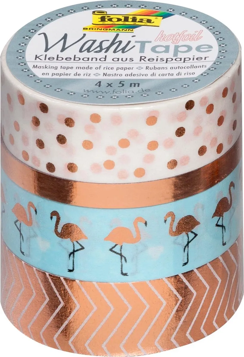 Folia Washi Tape Rood
