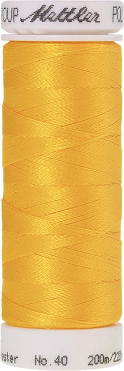 Amann Mettler Polysheen Borduurgaren Geel 200m