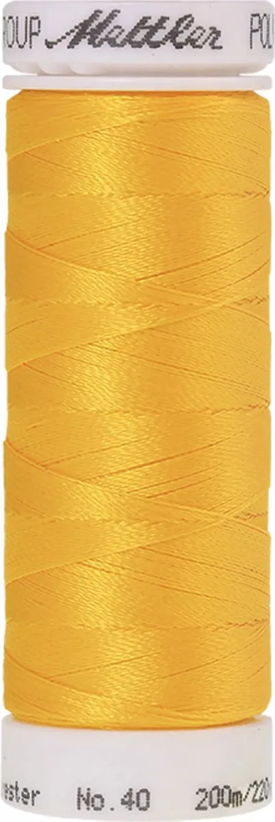 Amann Mettler Polysheen Borduurgaren Geel 200m