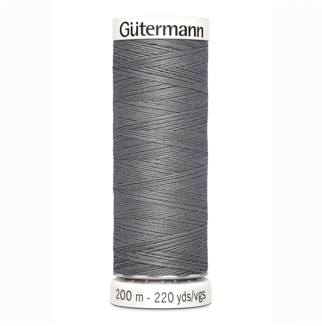 Gutermann Polyester Naaigaren 200m - Grijs