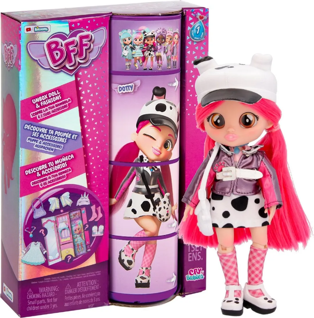 TM Toys Pop Dotty Fashion Doll Cry Babies